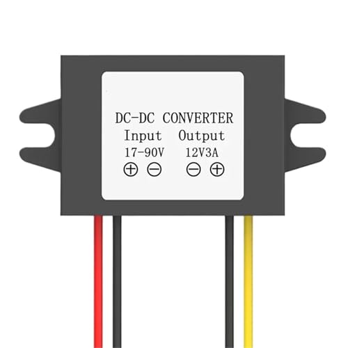 Convertisseur CC 17-90V à 12V pour brancher une radio sur batterie 48V