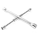 Performance Tool W7 4-Way Universal Folding Lug Wrench, 4-Way Cross Wrench