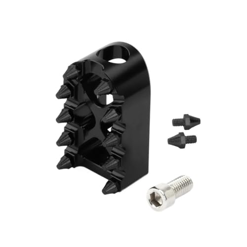 Repose-pieds moto larges avec levier vitesse pour custom Sportster Dyna Street Bob