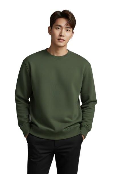 Swastik Apparels Sweatshirts for Man | Fleece Sweatshirts | Winter Wear | Stylish Casual Wear Winter Sweatshirt for Men | Plain Sweatshirt