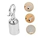 TEHAUX 6Pcs Stainless Steel Rope End Caps Inner Connector with Hook for Heavy Duty Durable Cord Lock Stoppers for Boats Trucks Industrial Equipment Crowd Control