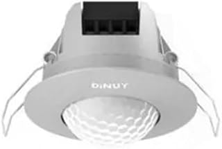 Detector de movimiento con Bluetooth empotrable en techo de Dinuy - Plata