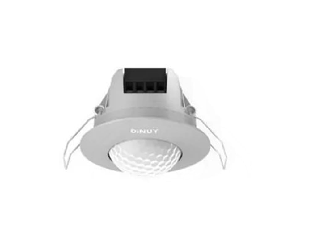Detector de movimiento con Bluetooth empotrable en techo de Dinuy - Plata