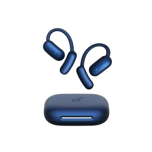 soundcore AeroFit 2 by Anker, Open-Ear Kopfhörer, KI-Übersetzung, anpassbare Ohrbügel, Fester Halt, tiefer Bass, Hi-Res Audio, 42h Spielzeit, Bluetooth 5.4, kabellos Laden, IP55, klare Anruf