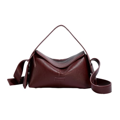 YFGBCX Small Crossbody Purses for Women, Small Shoulder Hangbags Womens Handbags Crossbody Crescent Hobo Bag Trendy (Wine Red)