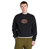 Timberland Sudadera de Cuero con Cuello Redondo para Hombre, Medium