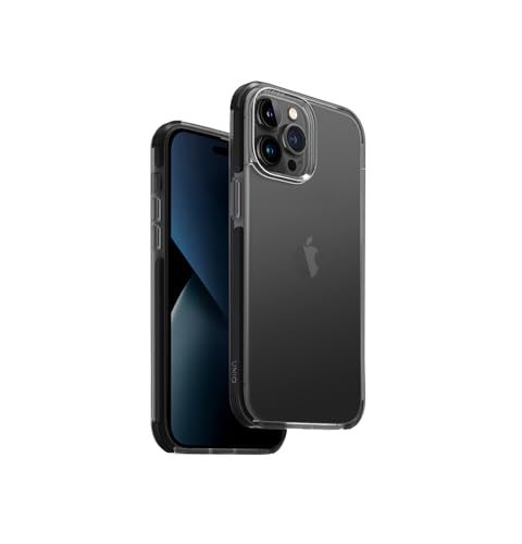 UNIQ Better By Design Coque de téléphone de Combat Compatible avec iPhone 14 Pro Max (Noir)