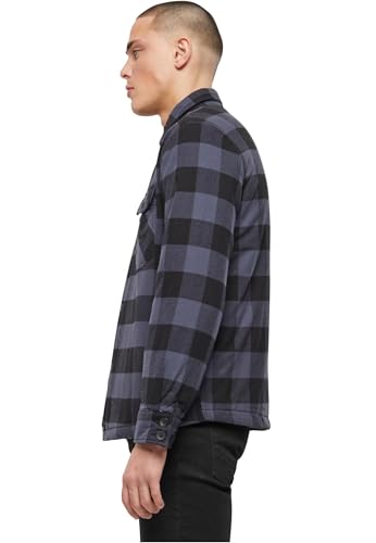 Image of Brandit Men's Lumber Jacket Black /Blue