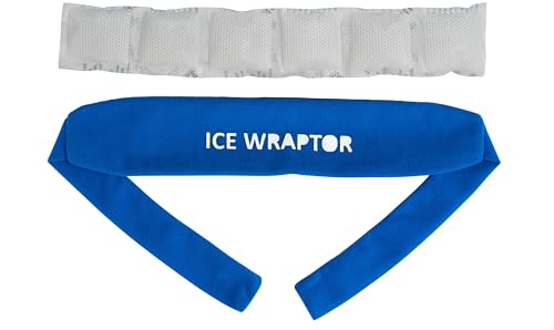 Image of Ice Wraptor Bandana + Insert: Just Add Water. Keep Neck, Head, and Joints Cool. Portable Ice Therapy for Pain Relief.Adjustable Fit, Lightweight Comfortable- with 1 2.5 inchx15 inch Reusable Cryosheet Insert