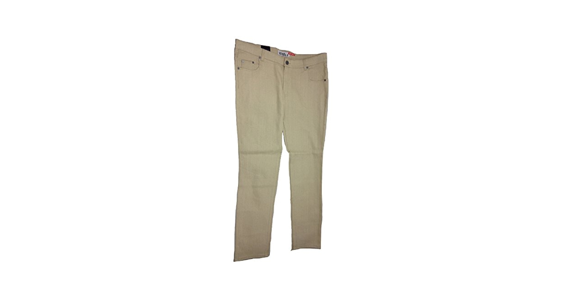 Kayden K Skinny Jeans Men's Denim Pants (28Wx30L, Khaki) at