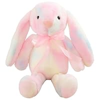 33cm Bunny Teddy, Cuddly Toy, Soft Toys For Kids, Cuddly Toys For Girls, Bunny Plush, Pink Teddy, For Bedtime Comfort, Gift For Easter Christmas Birthday Decor