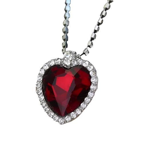 Ensemble de Strass Femme et collier coeur pavé de zircon pour sublimer vos tenues de soirée