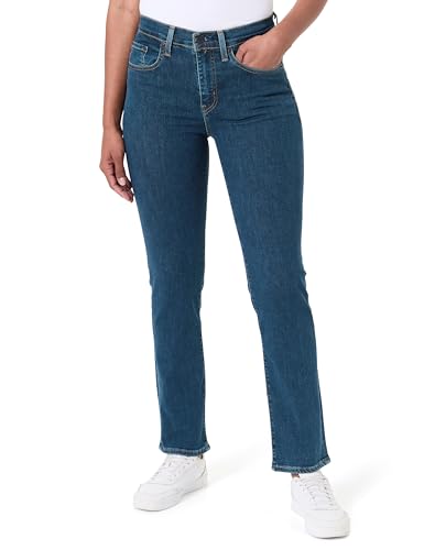 Levi's 724 High Rise Straight, Jeans Donna, Torn Ball Gown, 28W / 32L