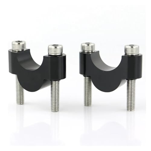 Motorrad Lenker Riser Abstandshalter Für Suzuki GSX-S1000 GX DL1000 XT Für V-Strom 1050XT Adv/800 SE RM-Z250 RMZ450 Motorrad-Lenkererhöhung (28 Mm 3,8 Cm)(BLACK-20MM)