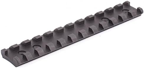 Ruger 10/22 Long See-Through Scope Mount - Mil-Spec Picatinny. BLACK