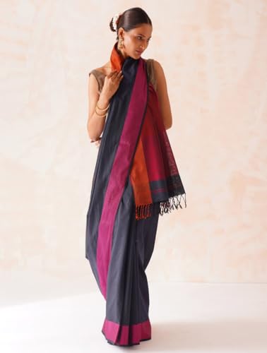 Jaypore maheshwari cotton silk saree – image 5