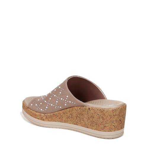 BZees Womens Royal Machine Washable Comfort Wedge Sandal Biscotti Shimmer by LifeStride - Used condition - Image 8
