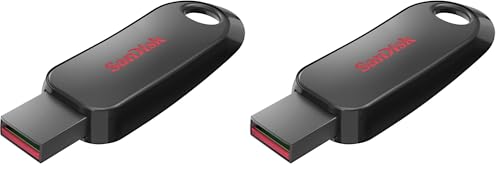 SanDisk Cruzer Snap 64 GB USB Flash Drive, SDCZ62-064G-G35 (Packung mit 2)