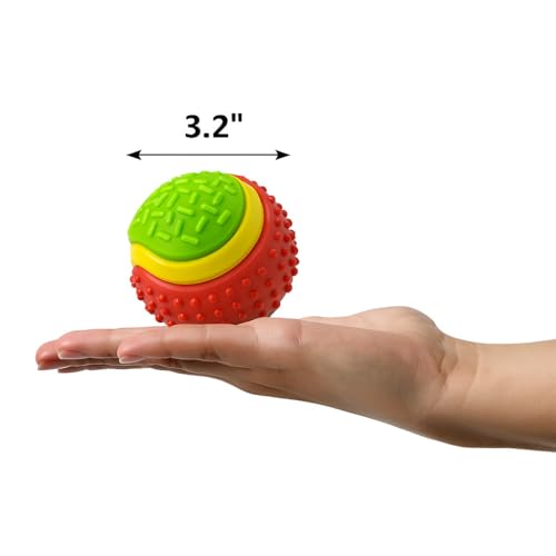 Pelota interactiva para perros con sonido chirriante 3.2" miniatura 5