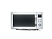 SEVERIN Microondas con grill y convección, función de freidora de aire, 4 en 1 para descongelar, cocinar y calentar, 25 L, acero inoxidable cepillado/plateado, MW 7982