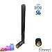 CompuPort Telemetry Wide-Band 3500MHz 5G/4G/LTE Omni Whip Antenna with SMA Male Connector, Compatible with Sierra Wireless Airlink, Digi, Teltonika, Microhard, CradlePoint and More.(1 pc.)