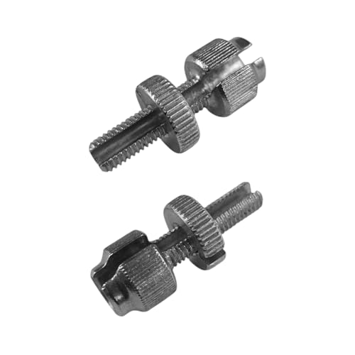 2x Bremse Kupplung Kabel Einsteller M10x1,25 - Motorrad Einstellschrauben Schwarz