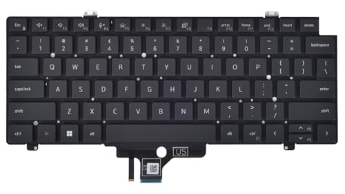 Replacement Keyboard for Dell Latitude 5420 5421 5430 5431 5440 5450 7420 7430 7520 7530, Precision 3470 3480 3490 Series Laptop with Backlit P/N: MV4X8 0MV4X8, US Layout by KBRPARTS - Used condition - US$14.59