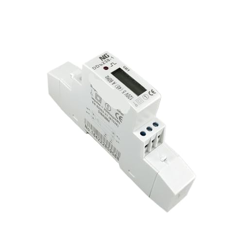Compteur d'énergie monophasé rail DIN 120V avec écran LCD haute précision 5(45)A