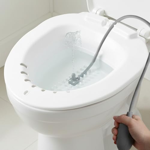 Image of THE HEAL COMPANY Sitz Bath Tub for Hemorrhoid, Piles, Fissure, After Delivery. Sitz Bath Tub for Adults. Hip Bath Tub for Western Toilet