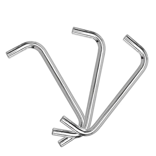 Homoyoyo 3stücke Türgriff Für Schiebetür Schubladentürgriffe Innentürgriffe Aus Metall Silberne Griff Für Schranktüren Schiebetürengriffe Torgriffe Für Gartenhäuser