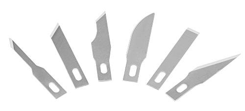 Westcott E-73001 00 Ersatzklingen für Skalpell Set 6 Verschiedene Messer