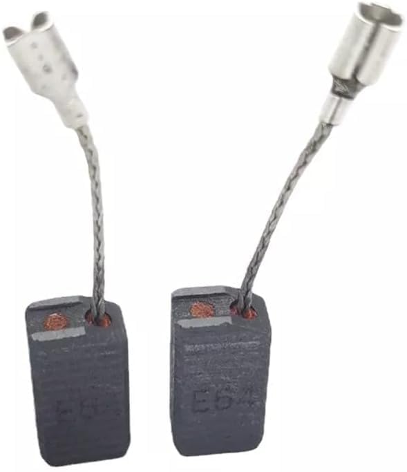 Paire de balais charbon E64#1619P11715 pour BOSCH GWS 750 GWS750-100 GWS 8-125 GWS 8-100 GWS 850 GWS900 GWS9-100P GWS900-100 GWS900-125 avec arrêt automatique...