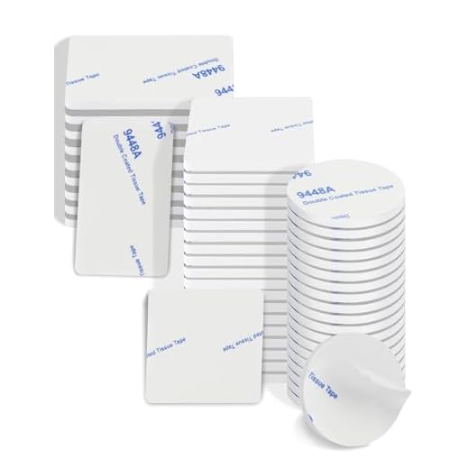 Acual Klebepads Doppelseitig Extra Stark 50 Stück,Doppelseitige Klebepads Weiß,Schaumstoff Klebepads für Innen & Außen,Wasserfeste Montagepads für Zuhause Büro Auto-Rund30mm/Quadratisch40mm/Rechteckig