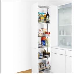 Peka Linea Pull-out Larder System - 400mm Width (400 Millimeters, 2,100 Millimeters)