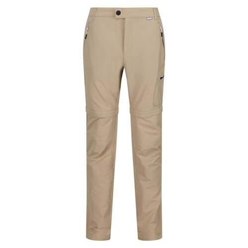 Regatta Men's Leesville II Zip Off Walking Trousers Beige - Image 3