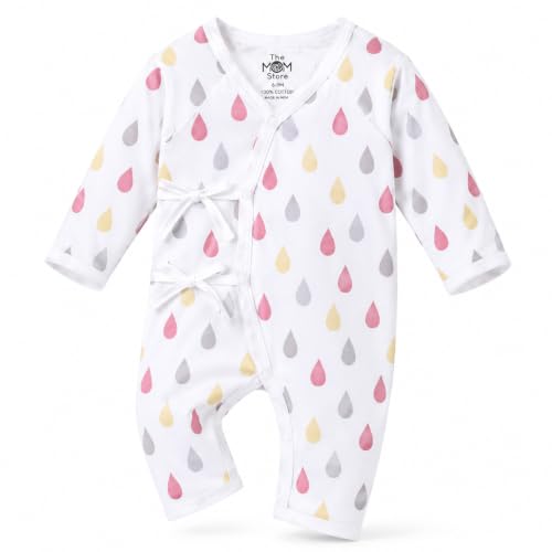 Image of The Mom Store Baby Romper Jabla Style For Boys And Girls | Cotton | Soft Infant Bodysuit | Trendy Stylish Sleepwear For Newborn Baby | Printed | Unisex Comfortable Everyday Baby Wear