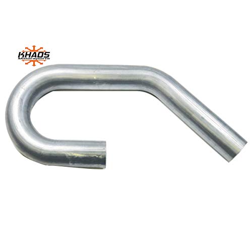 2 1/4" 2.25" Aluminized Mandrel Bend Exhaust Pipe Combo U J Khaos Motorsports #TOP2