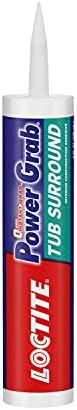 Loctite Power Grab Tub Surround Construction Adhesive, 9 fl oz, 1, Cartridge