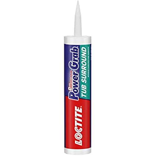 Loctite Power Grab Tub Surround Construction Adhesive, 9 fl oz Cartridge, 1 Pack