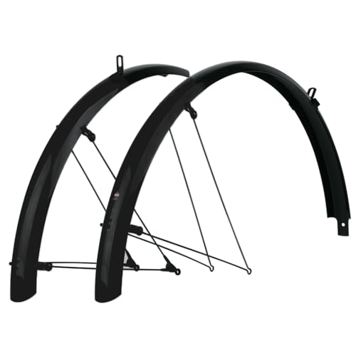 SKS Germany Bluemels B35 Matte Black Fender Set for 700x20-28 Tires
