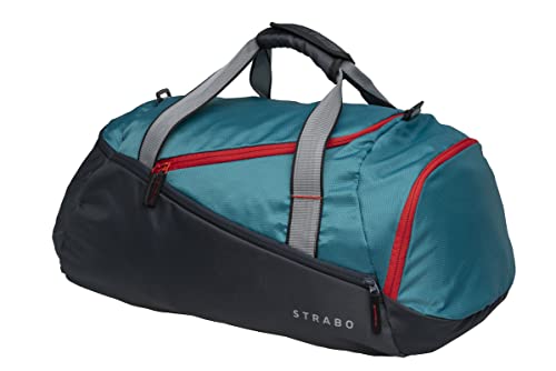 Image of Strabo Rugby Travel Duffel Bag - Colour Teal Water Resistant
