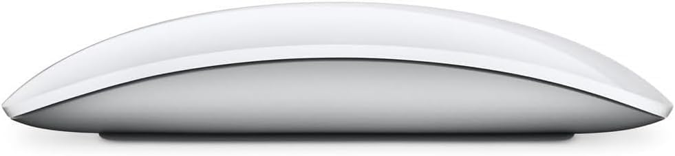 Wireless Mouse, 2.4GHz with, Multi-Touch Surface, Bluetooth Rechargeable Computer Mice with,Ambidextrous PC/Mac/Laptop,Type-C Slim Travel Mouse, White