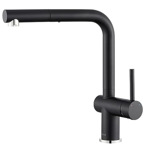 Grifo Cocina Extraible Negro, Ulytid Grifos Cocina Fregadero Extensible Caño Alto Giratorio A 360 , Grifo Mezclador Monomando De Acero Inoxidable 304 Universales, Ahorro Agua Frío Y Calor Regulable Grifo Cocina Extraible Negro, Ulytid Grifos Cocina Fregadero Extensible Caño Alto Giratorio A 360 , Grifo Mezclador Monomando De Acero Inoxidable 304 Universales, Ahorro Agua Frío Y Calor Regulable