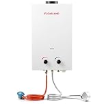 GASLAND BS264 10L Gas Water Heater, 30/37mbar Tankless Propane Water Heater, Instant LPG Gas Boiler for RV Camping Shower Washing Horse