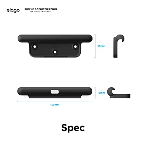 Elago Tablet Wall Mount Compatible With New Ipad Mini, Compatible With Ipad Pro, Compatible With Ipad Air And Compatible With Most Ipads, Ipad Wall Mount (Black) - Fits On Any Wall #TOP6
