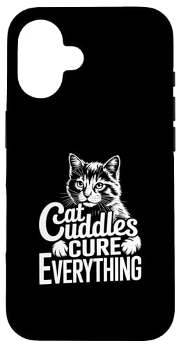 Cat Cuddles Cure Everything �X�}�z�P�[�X iPhone 16 �p