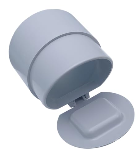 Image of ESEKSAFAR 1pc PVC Drain Pipe cap /PVC Backflow Mosquito Tank Pvc Pipe Flap Gate Valve non Return Valve for Outer diameter pipe fitting (2 inch PVC Pipe(63mm))