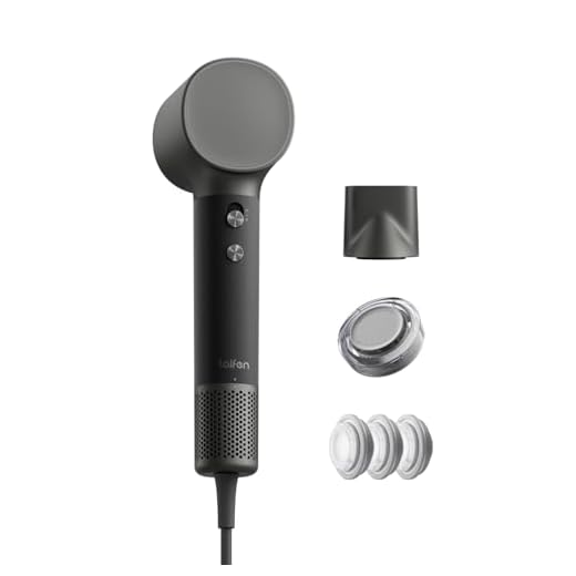 Laifen Neo Special - Haartrockner mit 110.000 U/min bürstenlosem Motor, 200 Millionen Negativ-Ionen, intelligenter Temperaturregelung, 2 magnetischen Aufsätzen (Stellar Gold)