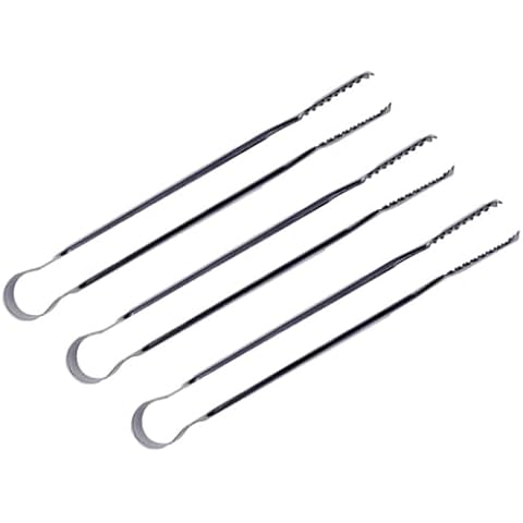 3 Pcs Stainless Steel Kitchen Tongs for Cooking, BBQ, Grilling, Barbeque Food Tong 9.5Inch Cover