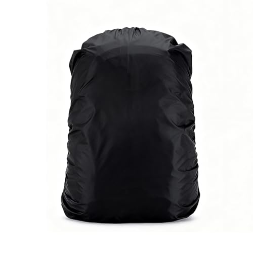 35 L Backpack Rain Cover Outdoor, Waterproof Ultralight Backpack Cover, Portable Rain Cover Anti-dust, Rain Cover for Outdoor Activities for Camping, Cycling, Traveling (Black)